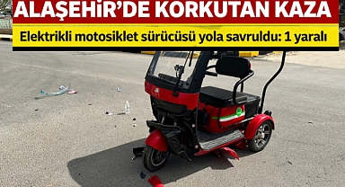 Alaşehir'de Korkutan Kaza: 1 Yaralı