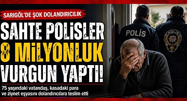 Sarıgöl’de Sahte Polis Dolandırıcılığı: 75 yaşındaki adam 8 Milyon TL dolandırıldı 