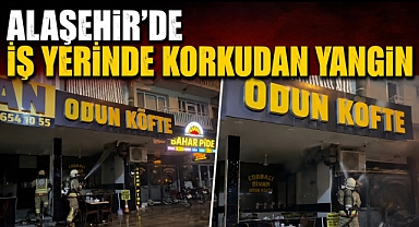 Alaşehir’de Gece Saatlerinde Korkutan Yangın