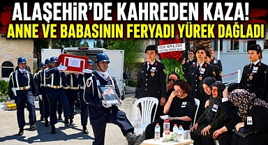 Alaşehir'de Kazada Hayatını Kaybeden Uzman Çavuş Mustafa Pak Son Yolculuğuna Uğurlandı 