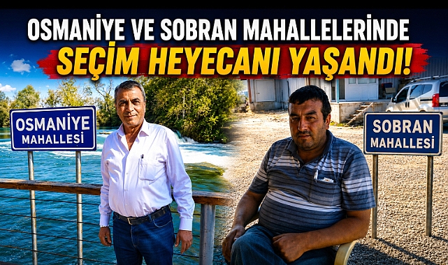 Alaşehir'de muhtarlık seçimi heyecanı yaşandı