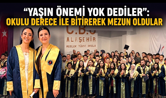 Alaşehir MYO'da Mezuniyet Heyecanı