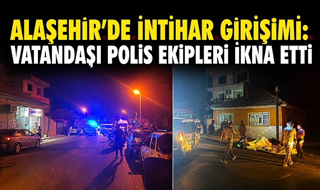 Alaşehir’de İntihar Girişimi: Telekom Direğine Çıkan Vatandaş İkna Edildi